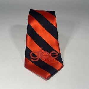 Glee Live 2011 Tie Red & Black Striped Design As Seen In Glee TV Show Hand Made